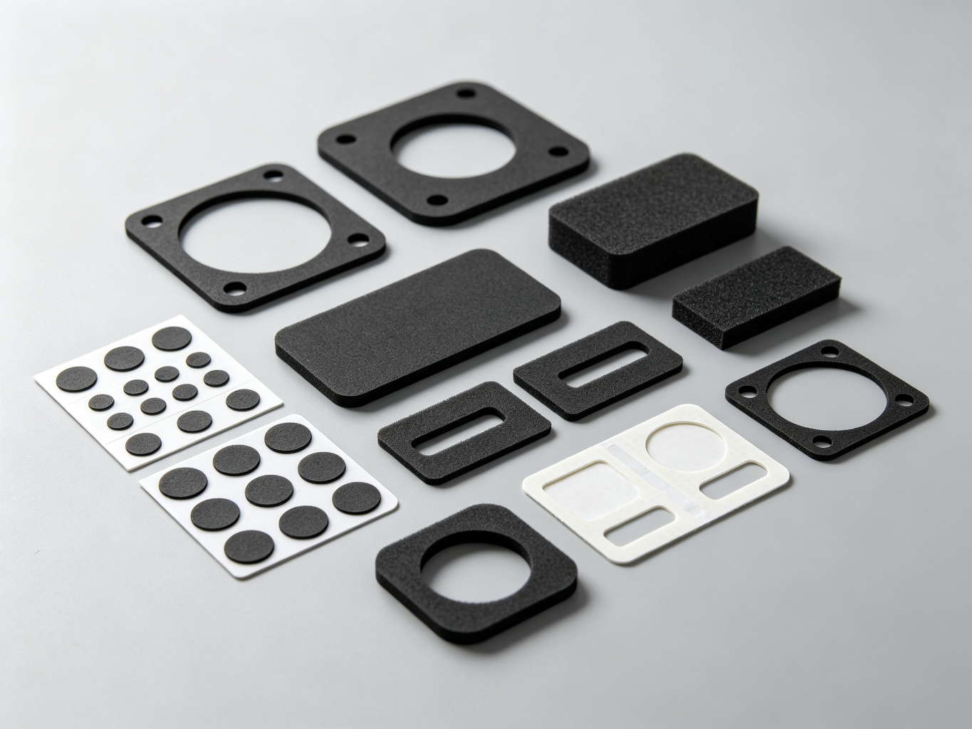 Custom die-cut foam gaskets in PU PORON and EVA