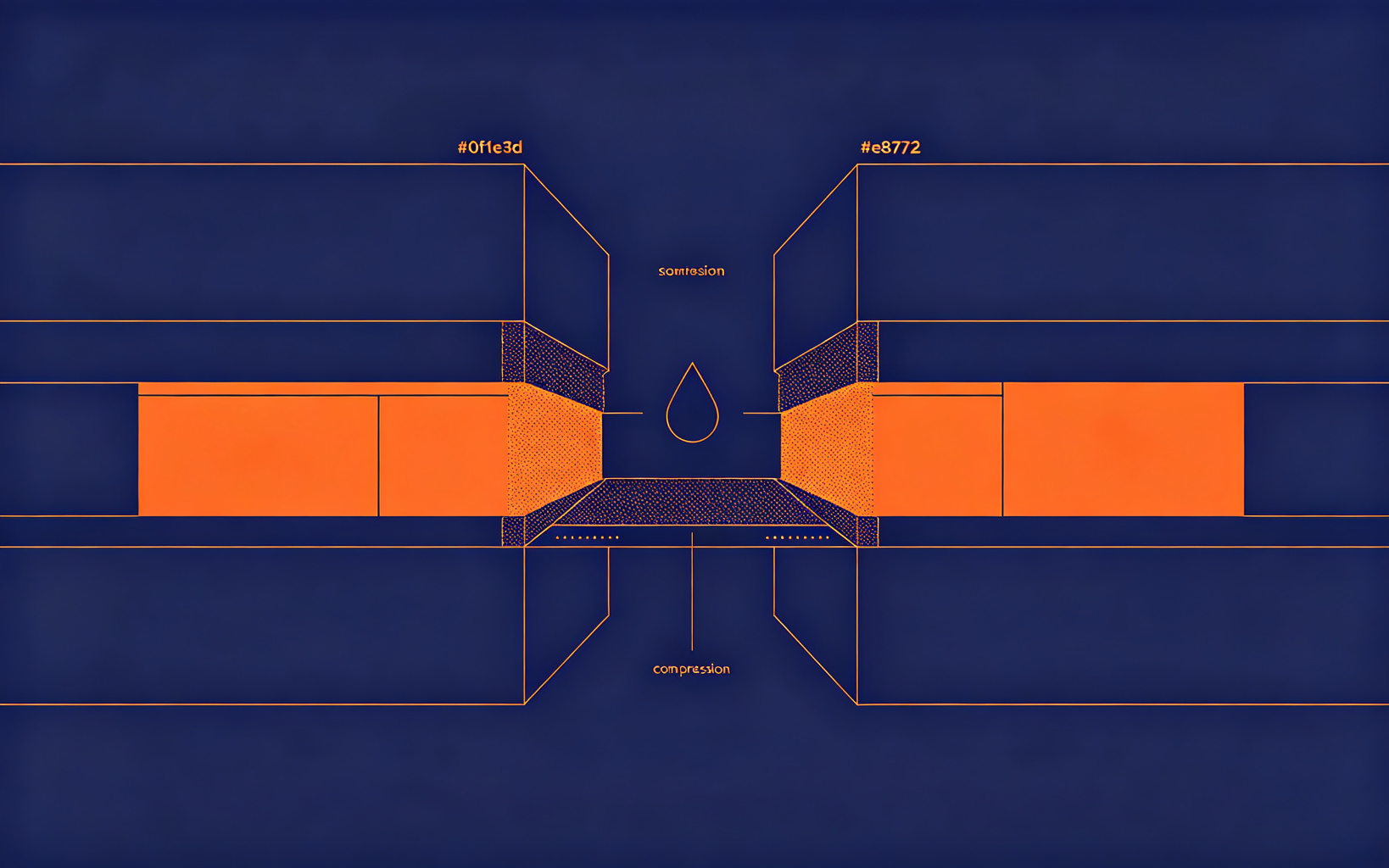 Foam gasket cross-section sealing enclosure